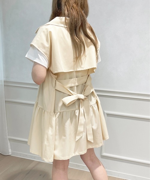 apres jour(アプレジュール)の「ショートティアードジレ【ZOZOTOWN限定アイテム】(ベスト・レディース・ブラック/ピンクベージュ/ライトベージュ・X-LARGE/フリー)」の19枚目の写真