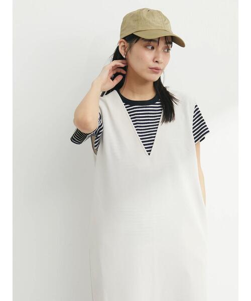 Green　Parks（グリーンパークス）の「・ワッシャーキャップ（キャップ・レディース・ライトグレー/カーキ/チャコールグレー/ブラック/オフホワイト/ベージュ・FREE）」の10枚目の写真