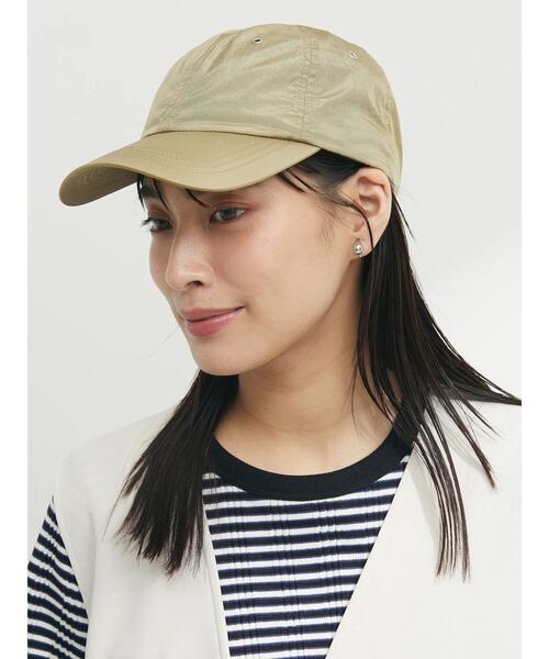 Green　Parks（グリーンパークス）の「・ワッシャーキャップ（キャップ・レディース・ライトグレー/カーキ/チャコールグレー/ブラック/オフホワイト/ベージュ・FREE）」の13枚目の写真