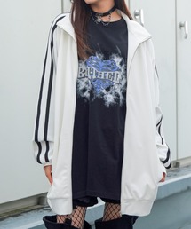 SPINNS（スピンズ）の「【セットアップ対応商品】袖ライン ビッグジャージ トラックジャケット（ジャージ）」