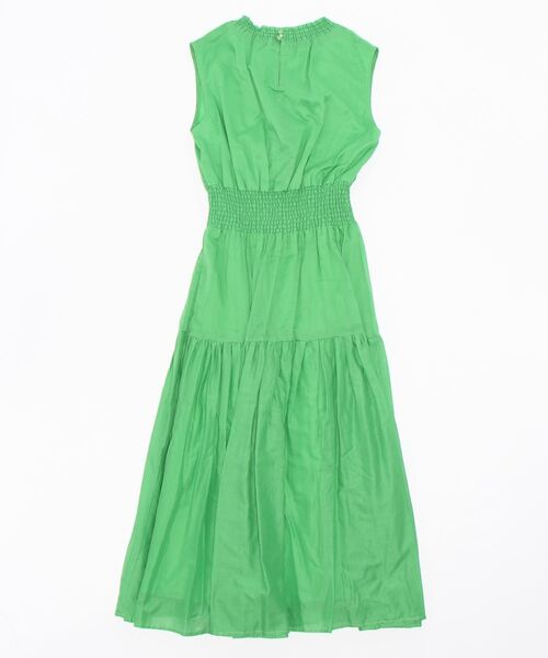 Lui's（ルイス）の「シャーリングコットンワンピース（ワンピース・レディース・ブラック/グリーン・FREE）」の3枚目の写真