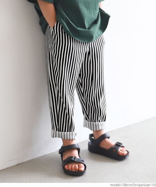 coca（coca）（コカ）の「キッズ 親子お揃いストライプリラックスパンツ（その他パンツ・キッズ・ストライプ・100/110/120/130）」の4枚目の写真