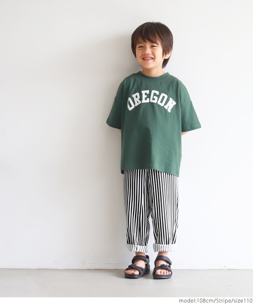 coca（coca）（コカ）の「キッズ 親子お揃いストライプリラックスパンツ（その他パンツ・キッズ・ストライプ・100/110/120/130）」の5枚目の写真