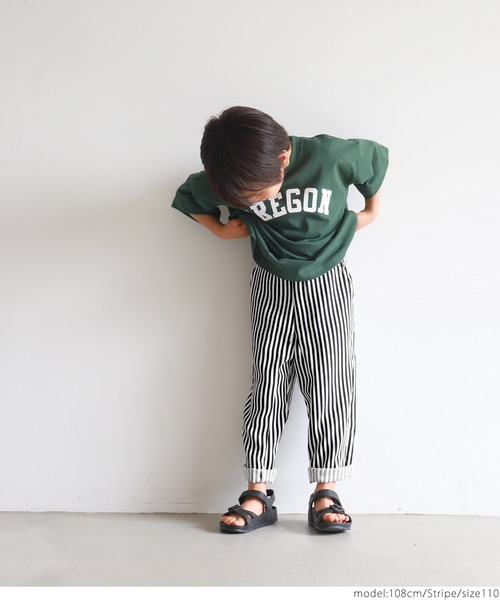 coca（coca）（コカ）の「キッズ 親子お揃いストライプリラックスパンツ（その他パンツ・キッズ・ストライプ・100/110/120/130）」の7枚目の写真