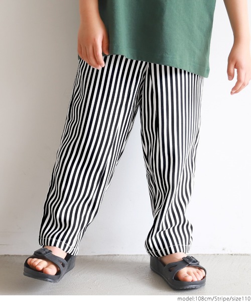 coca（coca）（コカ）の「キッズ 親子お揃いストライプリラックスパンツ（その他パンツ・キッズ・ストライプ・100/110/120/130）」の10枚目の写真