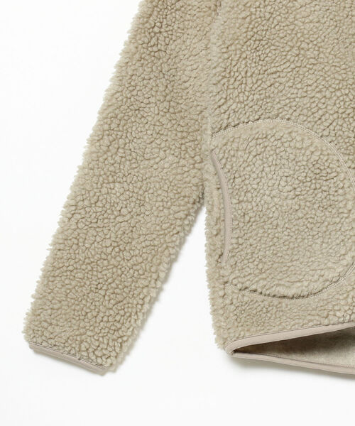 Ray BEAMS（レイビームス）の「GYMPHLEX / ボア ブルゾン（ブルゾン・レディース・シルバー/ブラウン・12/14）」の15枚目の写真