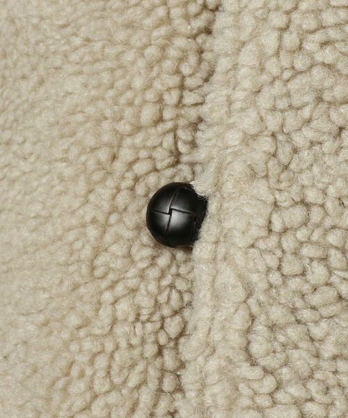 Ray BEAMS（レイビームス）の「GYMPHLEX / ボア ブルゾン（ブルゾン・レディース・シルバー/ブラウン・12/14）」の18枚目の写真