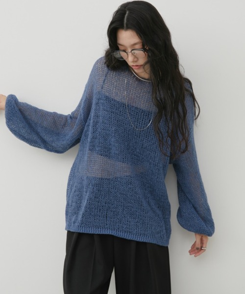 alice auaaダメージコットンニット alice auaaダメージコットンニット