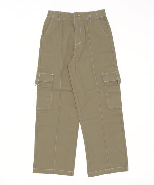 KATHARINE ROSS（キャサリンロス）の「【KATHARINE ROSS】ツイルストレートカーゴパンツ（カーゴパンツ）」 WEAR