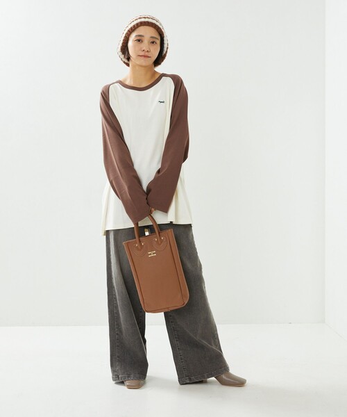 FREAK'S STORE(フリークスストア)の「TOWN CRAFT × FREAK'S STORE/タウンクラフト 別注 ベースボールロンT(Tシャツ/カットソー・レディース・ブラウン/レッド/ブラック/グリーン・フリ-)」の17枚目の写真