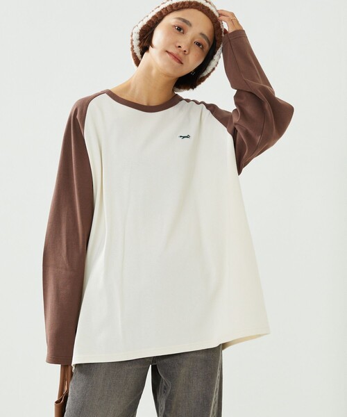 FREAK'S STORE(フリークスストア)の「TOWN CRAFT × FREAK'S STORE/タウンクラフト 別注 ベースボールロンT(Tシャツ/カットソー・レディース・ブラウン/レッド/ブラック/グリーン・フリ-)」の22枚目の写真