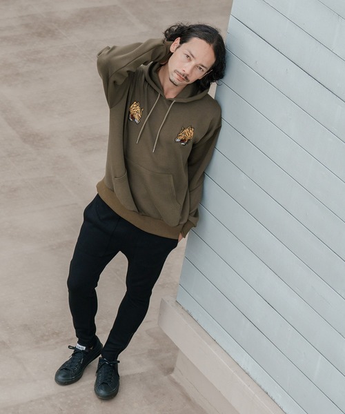 CAMBIO(カンビオ)の「mp10333-Bonding Kanoko Skinny Silhouette Pants パンツ(その他パンツ・メンズ・ダークブルー/アイボリー/ブラック・M/L/S)」の8枚目の写真