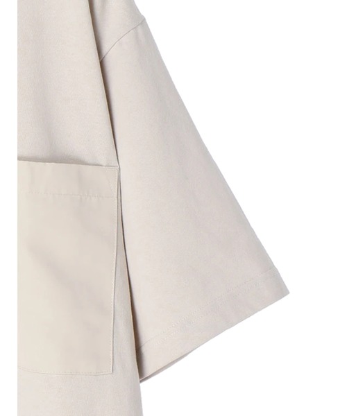 CRAFT STANDARD BOUTIQUE（クラフトスタンダードブティック）の「レイヤードプルオーバー　＊（Tシャツ/カットソー・レディース・レッド/ブラック/グレイッシュベージュ/ライトグレー・M/L/LL）」の6枚目の写真