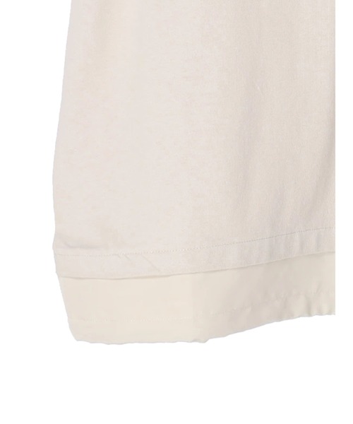 CRAFT STANDARD BOUTIQUE（クラフトスタンダードブティック）の「レイヤードプルオーバー　＊（Tシャツ/カットソー・レディース・レッド/ブラック/グレイッシュベージュ/ライトグレー・M/L/LL）」の9枚目の写真