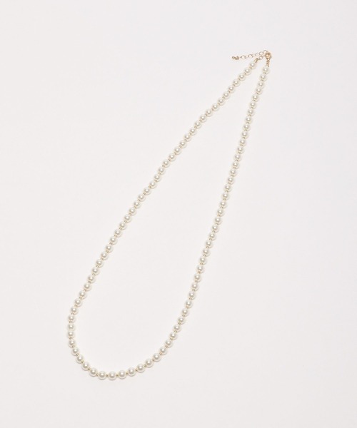 Andemiu(アンデミュウ)の「ミックスパールネックレス163067(イヤリング・レディース・イエロー系その他・FREE)」の2枚目の写真