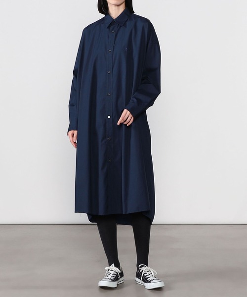 Gymphlex レギュラーカラー ワイドシャツワンピース Women ワンピース Gymphlex ジムフレックス のファッション通販 Zozotown