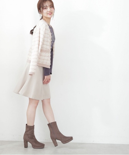 PROPORTION BODY DRESSING（プロポーションボディドレッシング）の「パールカーディガン / 1212274904（カーディガン/ボレロ・レディース・ベージュ/ブラック・FREE）」の8枚目の写真