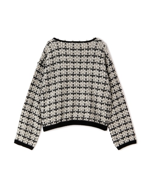 PROPORTION BODY DRESSING（プロポーションボディドレッシング）の「パールカーディガン / 1212274904（カーディガン/ボレロ・レディース・ベージュ/ブラック・FREE）」の10枚目の写真