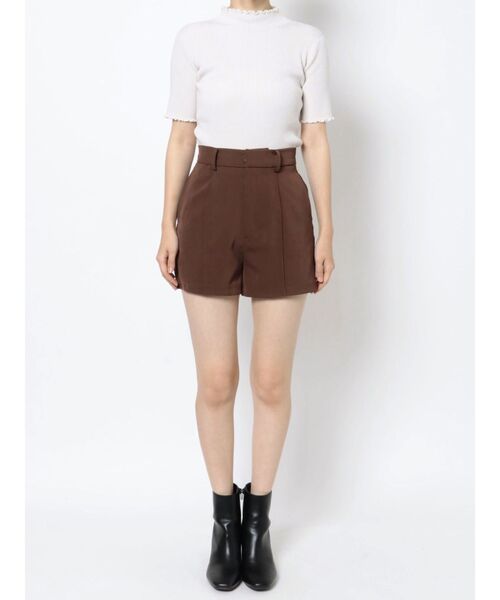 EVRIS（エヴリス）の「ピンタックショートパンツ（その他パンツ・レディース・ブラック/ブラウン・SMALL/MEDIUM）」の18枚目の写真