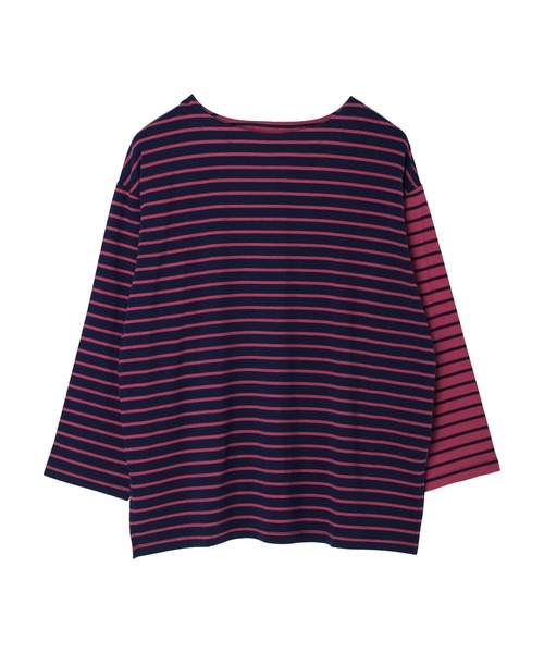 Sugar spoon(シュガースプーン)の「・SUGAR SPOON バイカラーボーダーロンT(Tシャツ/カットソー・レディース・ネイビー/チャコールグレー/ブラック/ベージュ・FREE)」の10枚目の写真