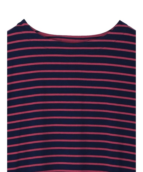 Sugar spoon(シュガースプーン)の「・SUGAR SPOON バイカラーボーダーロンT(Tシャツ/カットソー・レディース・ネイビー/チャコールグレー/ブラック/ベージュ・FREE)」の9枚目の写真