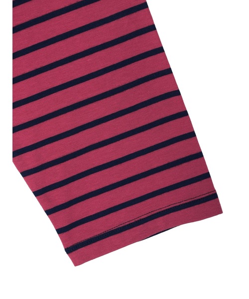 Sugar spoon(シュガースプーン)の「・SUGAR SPOON バイカラーボーダーロンT(Tシャツ/カットソー・レディース・ネイビー/チャコールグレー/ブラック/ベージュ・FREE)」の16枚目の写真