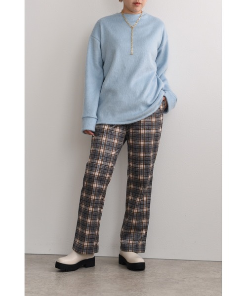 palm RICHE(ポームリシュ)の「カットチェックパンツ(その他パンツ・レディース・オフホワイト/グレー/ベージュ・M)」の18枚目の写真