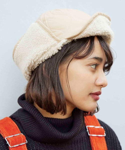 CONTROL FREAK / CTFK（コントロールフリーク）の「CONTROL FREAK(コントロールフリーク)リバーシブルフライトキャップ（キャップ・レディース・ブラック/ベージュ/オレンジ・FREE）」の14枚目の写真