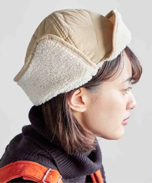 CONTROL FREAK / CTFK（コントロールフリーク）の「CONTROL FREAK(コントロールフリーク)リバーシブルフライトキャップ（キャップ・レディース・ブラック/ベージュ/オレンジ・FREE）」の9枚目の写真