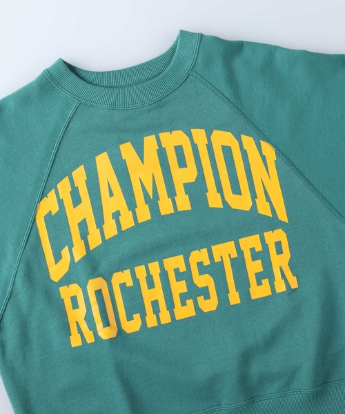 Champion（チャンピオン）の「【Champion】カレッジプリントクルースウェット（スウェット・レディース・レッド/グリーン/ホワイト・M/L）」の5枚目の写真