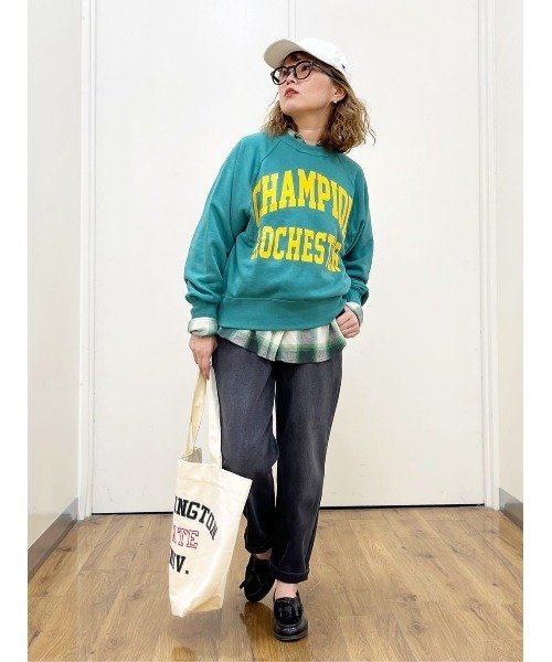 Champion（チャンピオン）の「【Champion】カレッジプリントクルースウェット（スウェット・レディース・レッド/グリーン/ホワイト・M/L）」の21枚目の写真