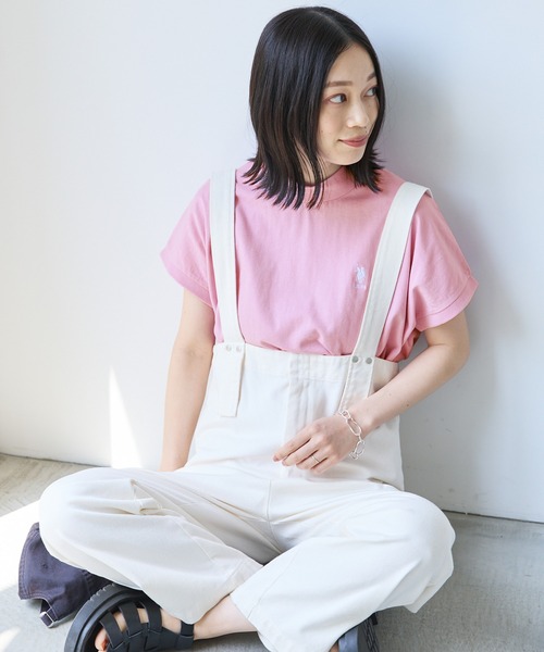 Chaco closet（チャコ クローゼット）の「コットンツイルサロペット（サロペット/オーバーオール・レディース・アイボリー/ベージュ/ブラック・FREE）」の20枚目の写真