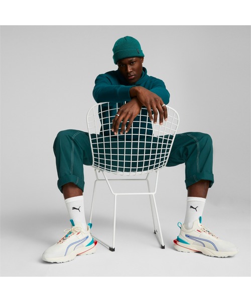 PUMA（プーマ）の「PUMA プーマ ユニセックス リブ フィッシャーマン ビーニー（ニットキャップ/ビーニー・メンズ・ブラック×グレー/グリーン系その他・フリー）」の5枚目の写真