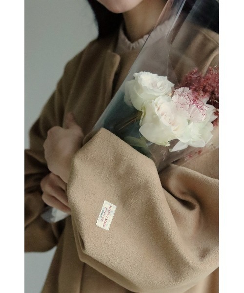 ガウンコート balloon short gown muguet muguet（ミュゲ）の「balloon short gown（ノーカラーコート）」 - WEAR