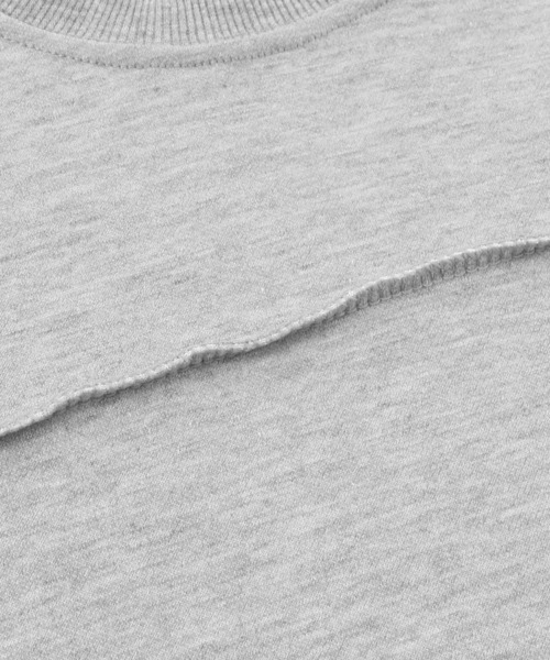 Figments（フィグメンツ）の「オーバーステッチプルオーバー（スウェット・レディース・ブラック/グレー・FREE）」の8枚目の写真