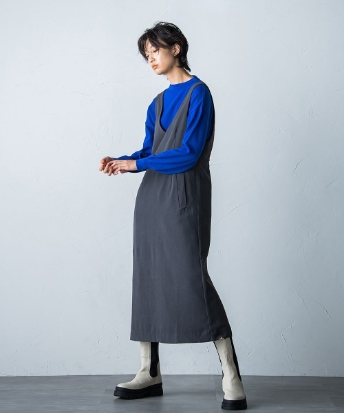 socolla(ソコラ)の「【socolla】抗菌ニットボトルネックプルオーバー(ニット/セーター・レディース・グレー系その他/ブルー/パープル/レッド/ベージュ系その他/オフホワイト/ブラック・M)」の15枚目の写真