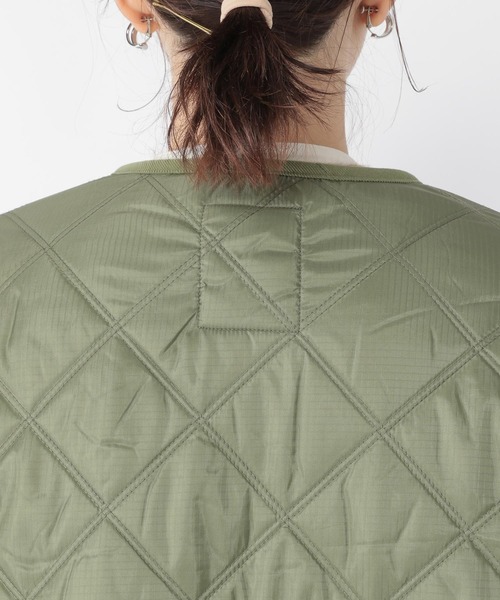 studio CLIP（スタディオクリップ）の「キルトブルゾン（ブルゾン・レディース・ブラック/カーキ/ブラウン・FREE）」の7枚目の写真