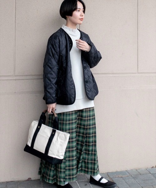 studio CLIP（スタディオクリップ）の「キルトブルゾン（ブルゾン・レディース・ブラック/カーキ/ブラウン・FREE）」の16枚目の写真