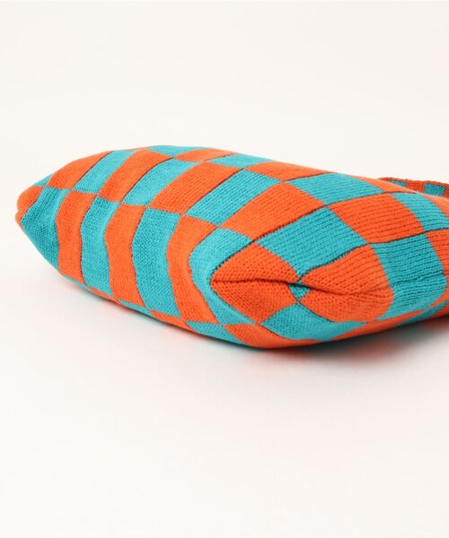 apres jour mignon（アプレジュールミニョン）の「【apresjour mignon×ARIAZ】チェッカーニットトート（トートバッグ・レディース・ブラック/ネイビー/その他・ONESIZE）」の8枚目の写真