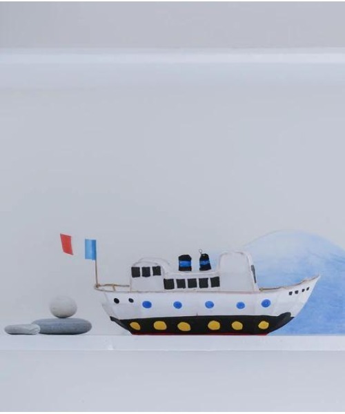 【Petit Pan】プチパンペーパークラフト 舟形オブジェ（インテリア雑貨）｜Petit Pan（プチパン）