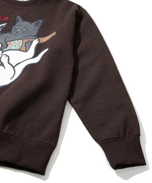 go slow caravan（ゴースローキャラバン）の「eco lead 裏起毛 猫と