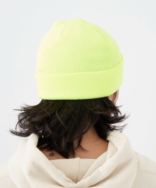 Ocean Pacific（オーシャンパシフィック）の「【OP:オーピー】ニットキャップ　ビーニー　ニット帽　ユニセックス　無地　親子でお揃い　スキー　スノボー（ニットキャップ/ビーニー・メンズ・ベージュ/パープル/グリーン/レッド/ピンク/ライム/オレンジ・FREE）」の18枚目の写真