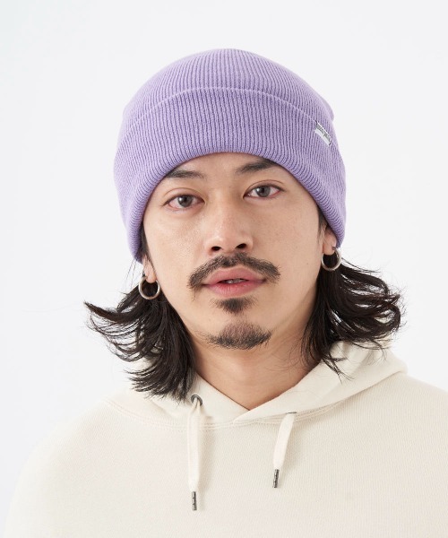 Ocean Pacific（オーシャンパシフィック）の「【OP:オーピー】ニットキャップ　ビーニー　ニット帽　ユニセックス　無地　親子でお揃い　スキー　スノボー（ニットキャップ/ビーニー・メンズ・ベージュ/パープル/グリーン/レッド/ピンク/ライム/オレンジ・FREE）」の19枚目の写真