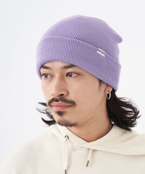 OP:オーピー】ニットキャップ ビーニー ニット帽 ユニセックス 無地