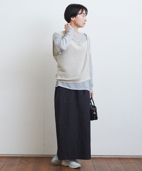 yuni リネンマキシスカート yuni リネンマキシスカート