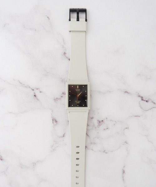 CASIO(カシオ)の「『CASIO』EARTH COLOR Square&Round ANALOGUE(アナログ腕時計・レディース・ライトブルー/カーキ/ライトピンク/ワインレッド/ベージュ系その他/ベージュ/ネイビー/ブルー系その他・FREE)」の2枚目の写真