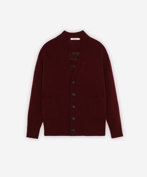 BILL REBHOLZ RELAXED JACQUARD CARDIGAN