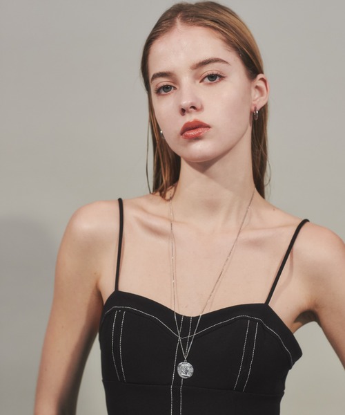 ciite' surgical stainless（シーテサージカルステンレス）の「【 金属アレルギー対応 】 モチーフコインネックレス サージカルステンレス 316L（ネックレス・レディース・ゴールド/シルバー・FREE）」の8枚目の写真