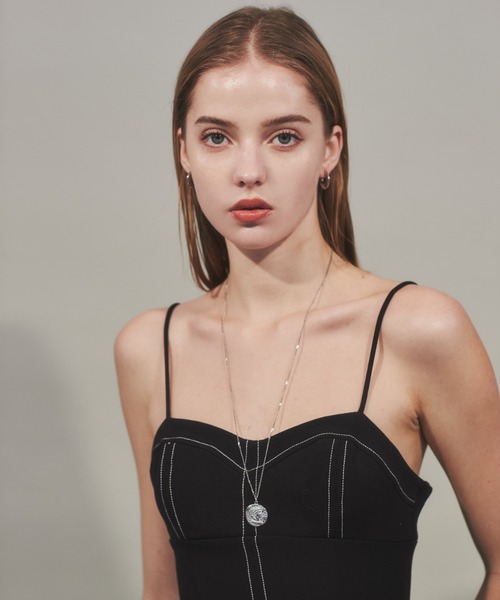 ciite' surgical stainless（シーテサージカルステンレス）の「【 金属アレルギー対応 】 モチーフコインネックレス サージカルステンレス 316L（ネックレス・レディース・ゴールド/シルバー・FREE）」の10枚目の写真