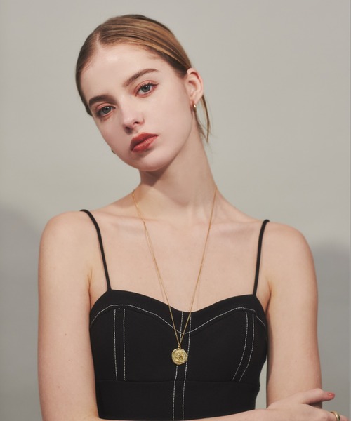 ciite' surgical stainless（シーテサージカルステンレス）の「【 金属アレルギー対応 】 モチーフコインネックレス サージカルステンレス 316L（ネックレス・レディース・ゴールド/シルバー・FREE）」の11枚目の写真